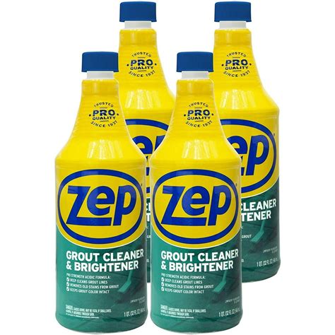 Zep Grout Cleaner And Brightener 32 Ounce Zu104632 Case Of 4 Pro Fomula