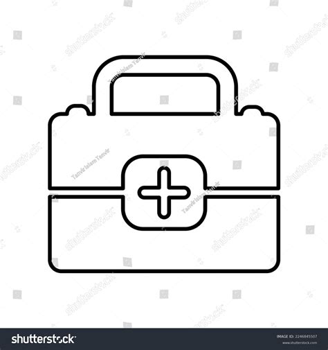 First Aid Kit Symbol Medical Services Stock Vector (Royalty Free ...