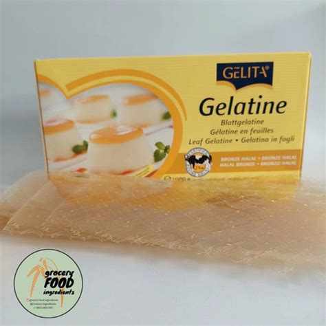 Jual Gelatin Sheet 5 Lembar HALAL Gelatine Lembaran Gelatine