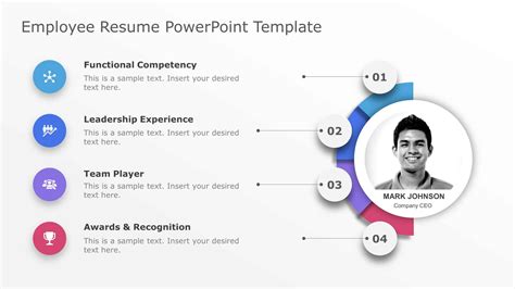 Employee Resume Powerpoint Template 1