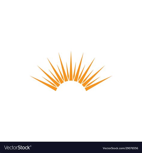 Sun logo Royalty Free Vector Image - VectorStock