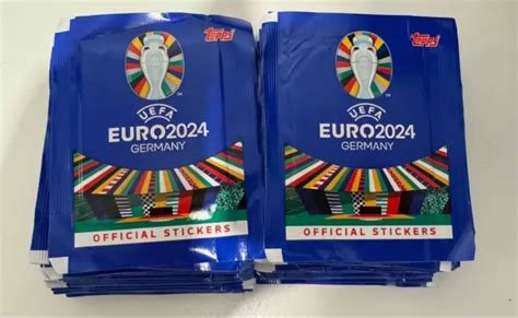 Sealed Packets Topps Uefa Euro Germany Official Stickers