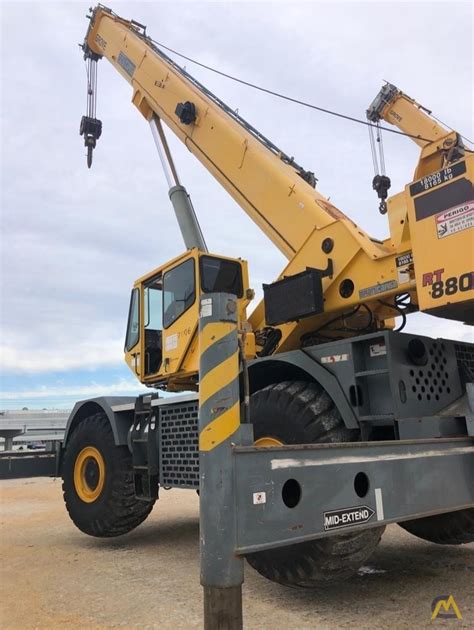 Grove Rt880e 80 Ton Rough Terrain Crane For Sale Hoists And Material