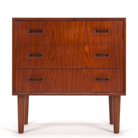 Luxury Small Model Vintage Danish Chest Of Drawers Retro