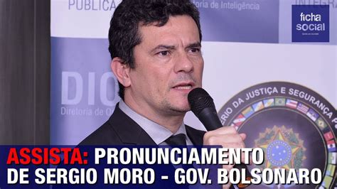 Assista Sergio Moro Faz Pronunciamento Rebate Cr Ticas E Anuncia