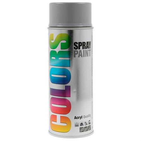 Spray Colors Cinza Brilho Ral Ml Atwoo Car Cosmetics