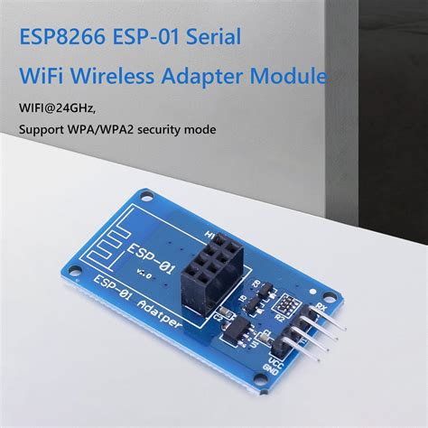 Módulo Adaptador Inalámbrico Wifi Esp8266 Esp 01 Módulo Adaptador Inalámbrico Wifi 3 3v 5v