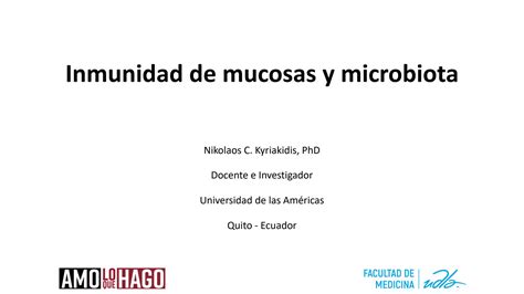 Solution Semana Inmunidad Innata De Mucosas Y Microbiota Inmunolog A