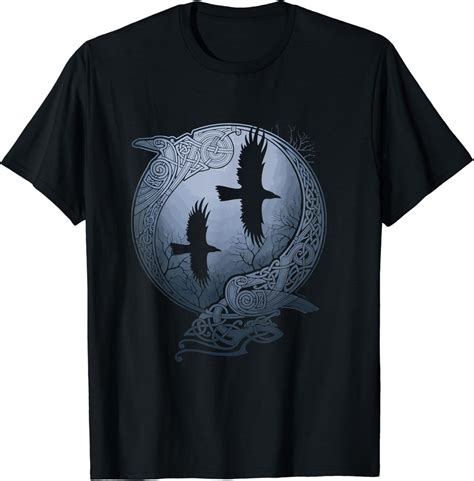 Odins Rabe Symbol Vikinger Lothbrok Viking Runen Viking T Shirt Amazon