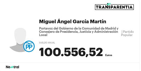 Conoce El Salario P Blico De Miguel Ngel Garc A Mart N Transparentia