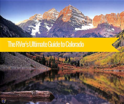 Colorado Rv Road Trip Planner Roverpass