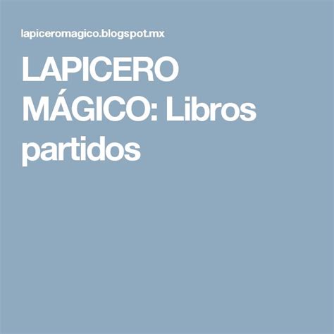 Lapicero M Gico Libros Partidos Lapicero Magico Cuentos Tarjetas