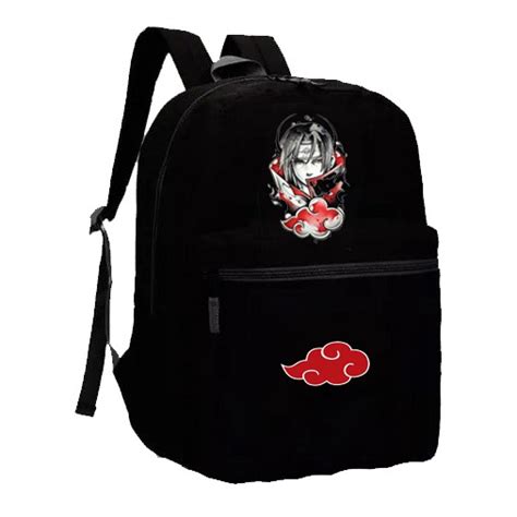 Mochila Itachi Uchiha Akatsuki Bolsa Infantil 7 Anos Adulto