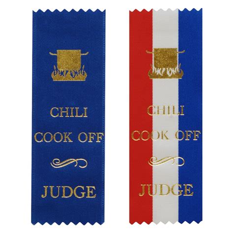 Chili Cook Off Judge Ribbons