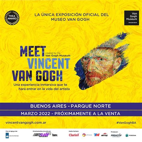 Llega A La Argentina Meet Vincent Van Gogh La Nica Experiencia