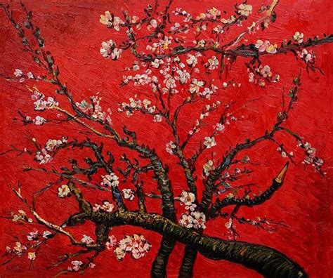 Vincent Van Gogh Cherry Blossom Painting Floral Wall Art Canvases