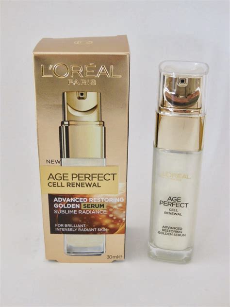 Product Review Loreal Age Perfect Cell Renewal Serum Day Cream And