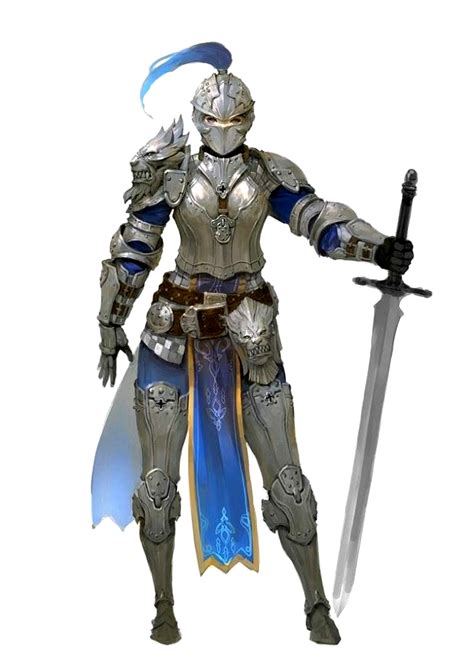 Female Human Fighter Cavalier Knight Pathfinder Pfrpg Dnd Dandd 35 5th