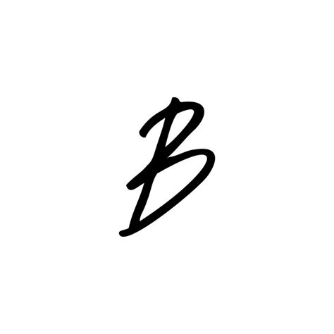 Cursive Capital B