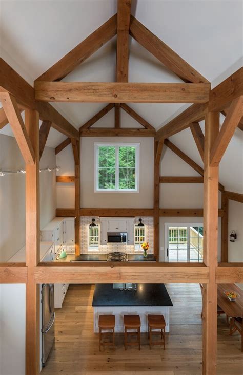 Small Post And Beam Floor Plan Eastman House Small Barn Home Small