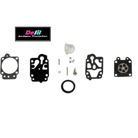 Kit Reparo de Carburador para Roçadeiras 26 33 43 52 cc Shopee Brasil