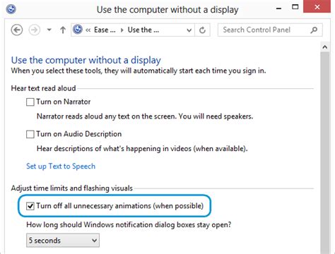 How To Disable Animation In Excel 2013