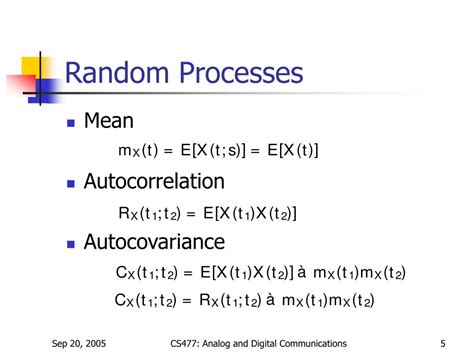 PPT Random Variables Random Processes PowerPoint Presentation Free