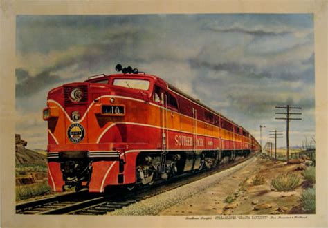 Chisholm Poster Southern Pacific Shasta Daylight