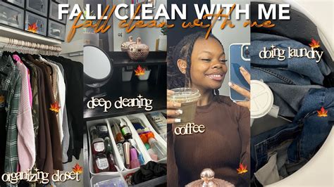 Vlogtober Week Fall Deep Clean Organize With Me Cleaning