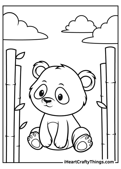 Baby Animals Cartoon Coloring Pages