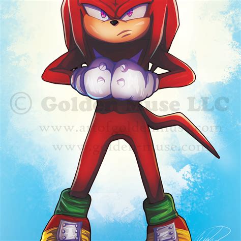 Knuckles Print for Sale as Fanart