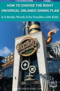 How to Choose the Right Universal Orlando Dining Plan for Your Family ...