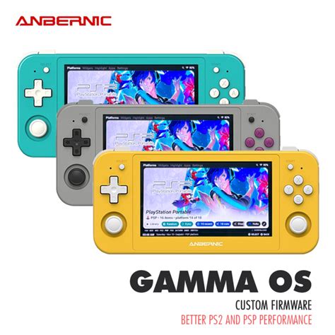 Anbernic Rg Gamma Os Handheld Game Console Inches Oled Touch