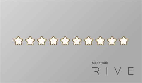 Star Rating By Robleto Made With Rive