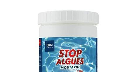 Stop Algues Moutarde pour Piscine Spécial Anti Algues Jaune Super