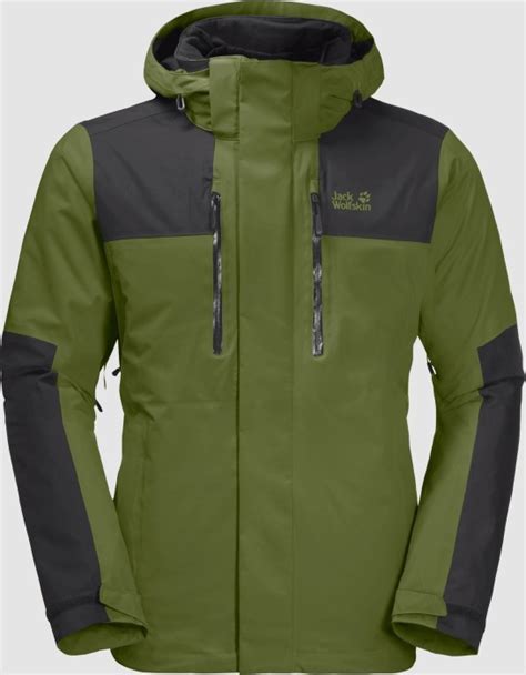 Jack Wolfskin Jasper 3in1 Jacke Cedar Green Preisvergleich Geizhals