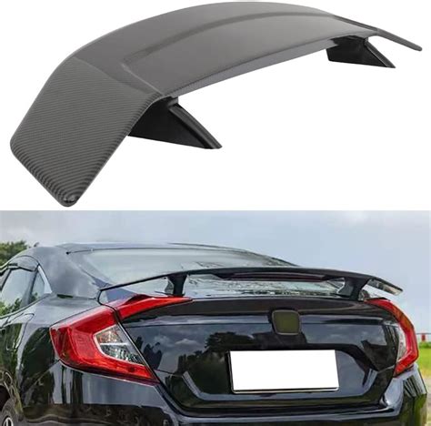 Scitoo Spoiler Wing Gt Style Universal Abs Brillante Carbono