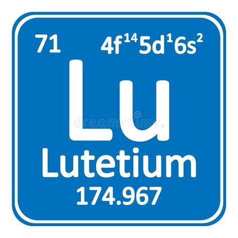 Lutetium Symbol Stock Illustrations – 153 Lutetium Symbol Stock ...