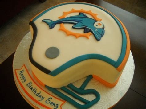 Miami Dolphins Cake Birthday Cakes Dolphin Cakes Miami Dolphins