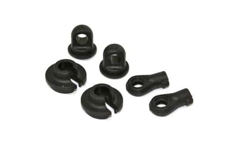 TeamC ABS T02031 Shock Cover Set 2 Pcs 2WD Comp Inside Line Models