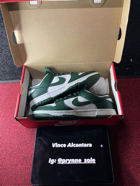 Nike Dunk Low Spartan Green On Carousell