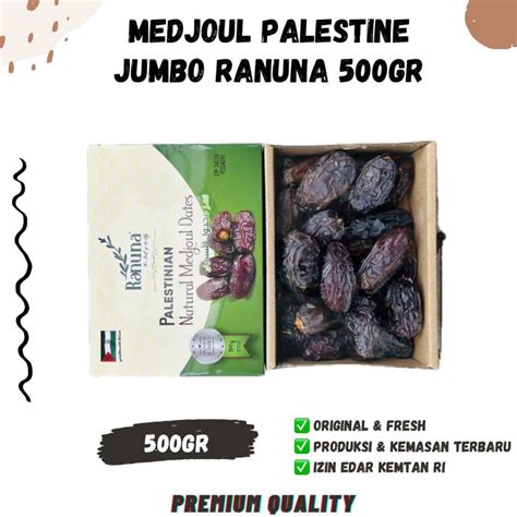 Jual KURMA MEDJOUL PREMIUM 500gr Mejool Palestin Korma Palestin Medjol