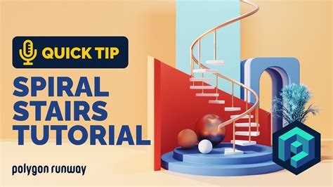 Spiral Stairs Tutorial In Blender 2 92 Polygon Runway Youtube