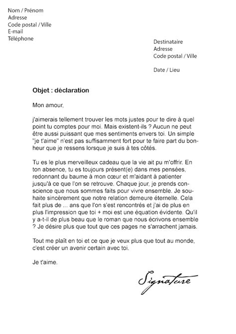 Exemple Lettre Damour Pour Elle Lettre 234