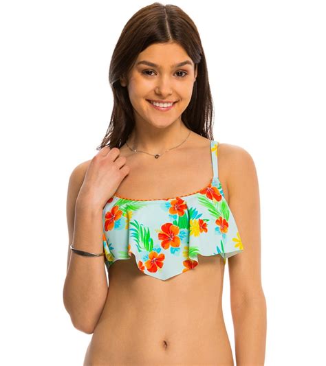 Hobie Tropical Locales Hanky Bikini Top At Swimoutlet