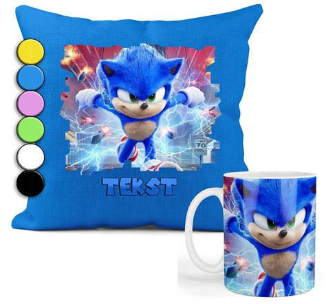 ZESTAW KUBEK POSZEWKA SONIC KOLORY IMIĘ 13378204143 Sklepy