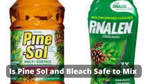 Is Pine Sol And Bleach Safe To Mix Onvacuum