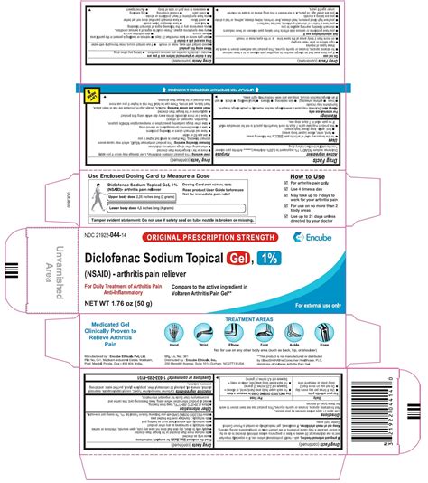 Diclofenac Sodium Diclofenac Sodium Topical Gel 1 Gel