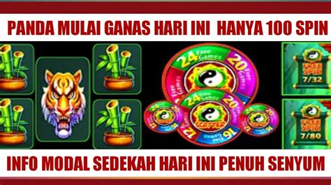 Modal Sedekah M Hari Ini Panda Penuh Senyum Hanya Spin M Hari