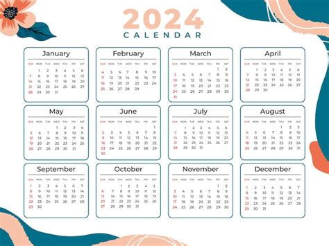 Premium Vector New Year Calendar Design